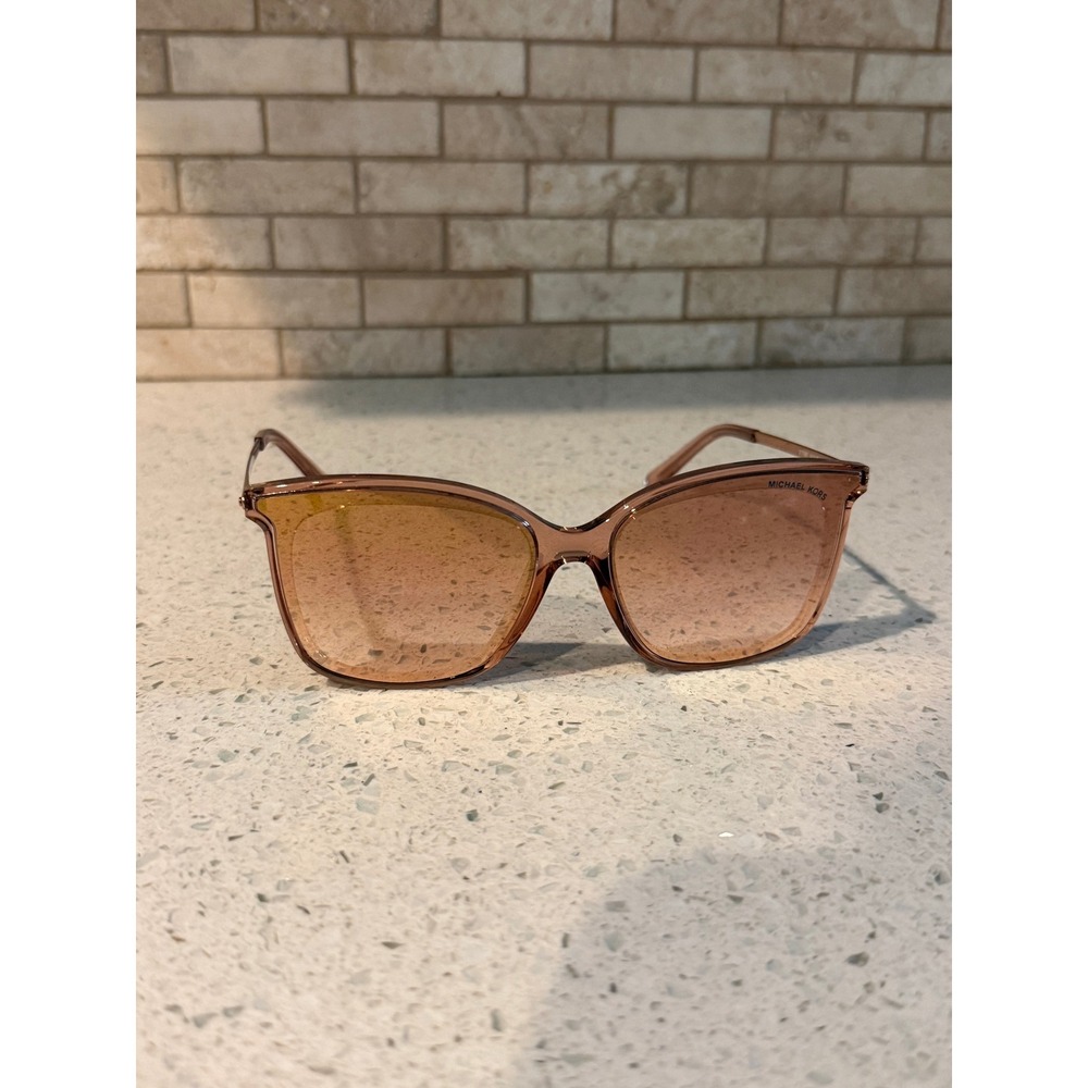 Michael Kors ZERMATT MK 2079U 31756F Pink Transparent Metal Sunglasses Rose